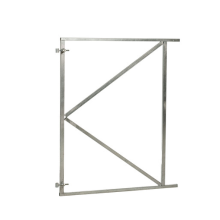 Stalen poortframe verstelbaar vuurverzinkt 150 x 155 cm.