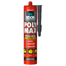 Bison Poly Max Express 425g koker Antraciet