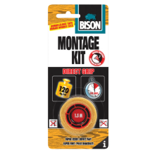 Bison Montagekit Tape Direct Grip rol 1,5m x 19mm kaart