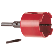 Diamant dozenboor 'ECO', M16-opname, ø82Incl. 6-knt adapter en centreerboor