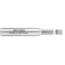 RVS Bithouder E6.3x74, magnetisch, met C-ring (vpe 1)