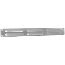Nedco schoepenrooster aluminium met omgezette rand 370x40 mm