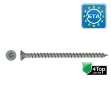 Universele houtschr Hapax vzk T 4.5x60 mm deel verpakt per 200 stuks