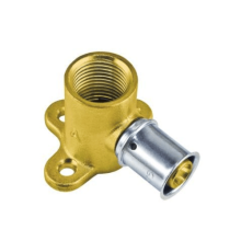 Multitubo messing muurplaat 16x1/2'' pers/bidr.