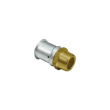 Multitubo messing overgangskoppeling 20x1/2'' pers/budr.