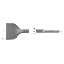 SDS+ spadebeitel 60x250 [1]
