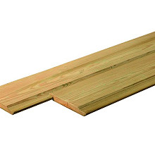Geimpregneerd rabat 22x150 mm  (werkend 18x130 mm) lengte 360 cm ( bestelartikel)