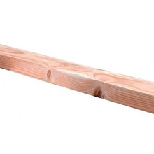 Douglas geschaafde afdekkap met sponning 6,3 cm, 4,3 x 8,5 x 180 cm, onbehandeld.