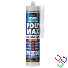 Polymax Bison universele afdichtingskit kleur transparant grijs
