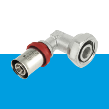 BONFIX Alu-pers conische kniekopp. 1/2" bi.dr.x16 vert. 1st