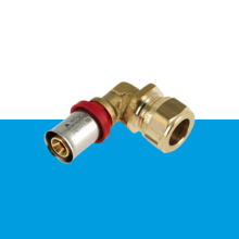 BONFIX Alu-pers kniekoppeling 1/2" bi.dr. x 16 mm 1st.