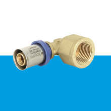 BONFIX Alu-pers kniekoppeling 1/2" bi.dr. x 20 mm 1st.