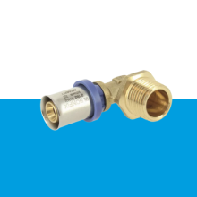 BONFIX Alu-pers kniekoppeling 1/2" bu.dr. x 20 mm 1st