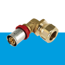 BONFIX Alu-pers kniekoppeling 16 x 12 knel 1st.