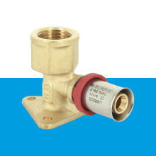 BONFIX Alu-pers muurplaat 1/2" x 16 Hoogte = 47 mm 1st.