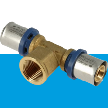 BONFIX Alu-pers T-stuk 16 x 1/2" bi.dr. x 16 mm 1st