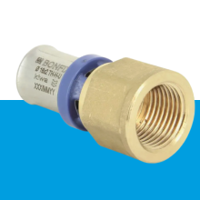 BONFIX Alu-pers schroefbus 1/2" bi.dr. x 20 1st.