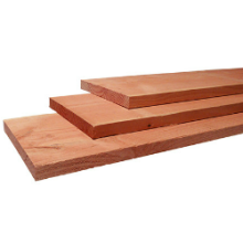 Douglas fijn bezaagd 15x140 mm lengte 300 cm (bestelartikel)
