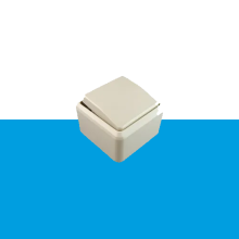 Opbouw Schak. 1-pol/wiss creme