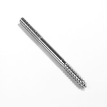 Houtfret (stokschroef) m8 x 80 mm voor montage oog m8