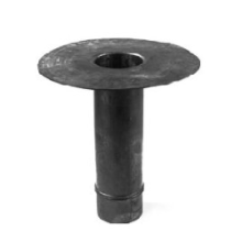 M HWA 30 ponds loden onderuitloop 80 mm 30 cm onder midden