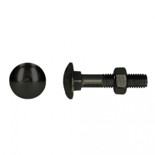 Slotbout 4.8 DIN 603/555 M8x90 BT/6st zwart