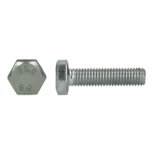 Zeskantbout 8.8 DIN 933 M12x50 Zn verpakt per 100 stuks