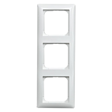 Busch-Jaeger Balance afdekraam inbouw, 3-voudig polarwit