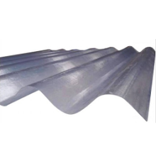 Transparante golfplaat 110x183 cm 177/51 mm Massief pvc
