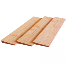 Douglas zweeds rabat lengte 12-25x195 mm lengte 500 cm werkend 180 mm (bestelartikel)