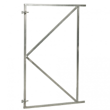 Stalen poortframe vuurverzinkt verstelbaar 100x155 cm