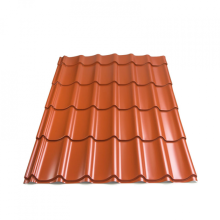 Dakpanprofielplaat terracotta 110x213 cm (bestelartikel)