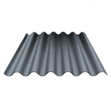 Golfplaat zwart 110x275 cm B65