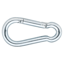 Karabijnhaak verzinkt 8x80 mm