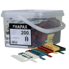 HAPAX assortiment uitvulplaatjes * 40x55 /200st