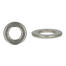 Sluitringen Din 125A M  6 inox RVS (A2) (6,4/12/1,6) verpakt per 200 stuks