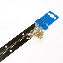 Pianoscharnier vermessingd 32 mm 100 cm