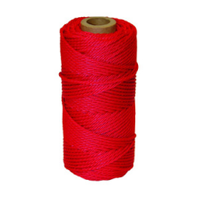 Metseldraad nylon rood kruisspoel 50 m1