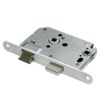 Wc badkamerslot DX VP wit 50 mm omkeerbaar