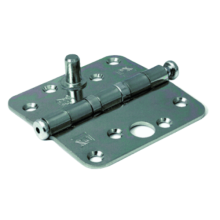 Scharnier 90x90 mm kogelgelagerd en dievenpen SKG ronde hoek