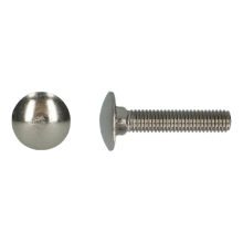 Slotbout RVS (A2) Din 603 M  6x100 verpakt per 100 stuks