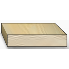 Grenen Vierzijdig geschaafd 8x28 mm PEFC70% onbehandeld lengte 270 cm