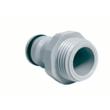 Kraannippel met uitwendige draad 1/2" PVC op kaart