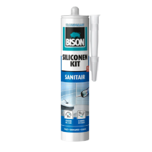 Bison Siliconenkit Sanitair 300 ml koker transparant
