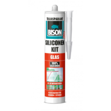 Bison Siliconenkit Glas 300 ml koker transparant (bestelartikel)