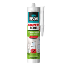 Bison Super Acrylaat Schilderskit Anti-Crack 300 ml koker wit