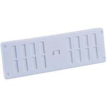 Nedco schuifrooster kunststof afsluitbaar wit 250x80 mm