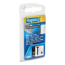 Rapid Nagels 8/15 mm 1.000 st., Blister voor Rapid Accutacker BTX140 (bestelartikel)