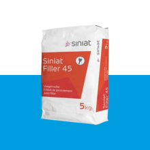 Voegvuller verpakt per 5 kg Planfix B met tape toepassen