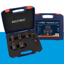 Krachtdoppen 1/2" 6-knt. set